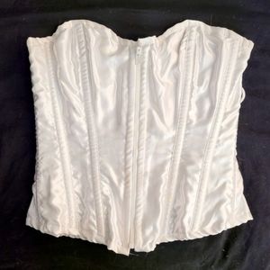 Burlesk White Corset Size 28